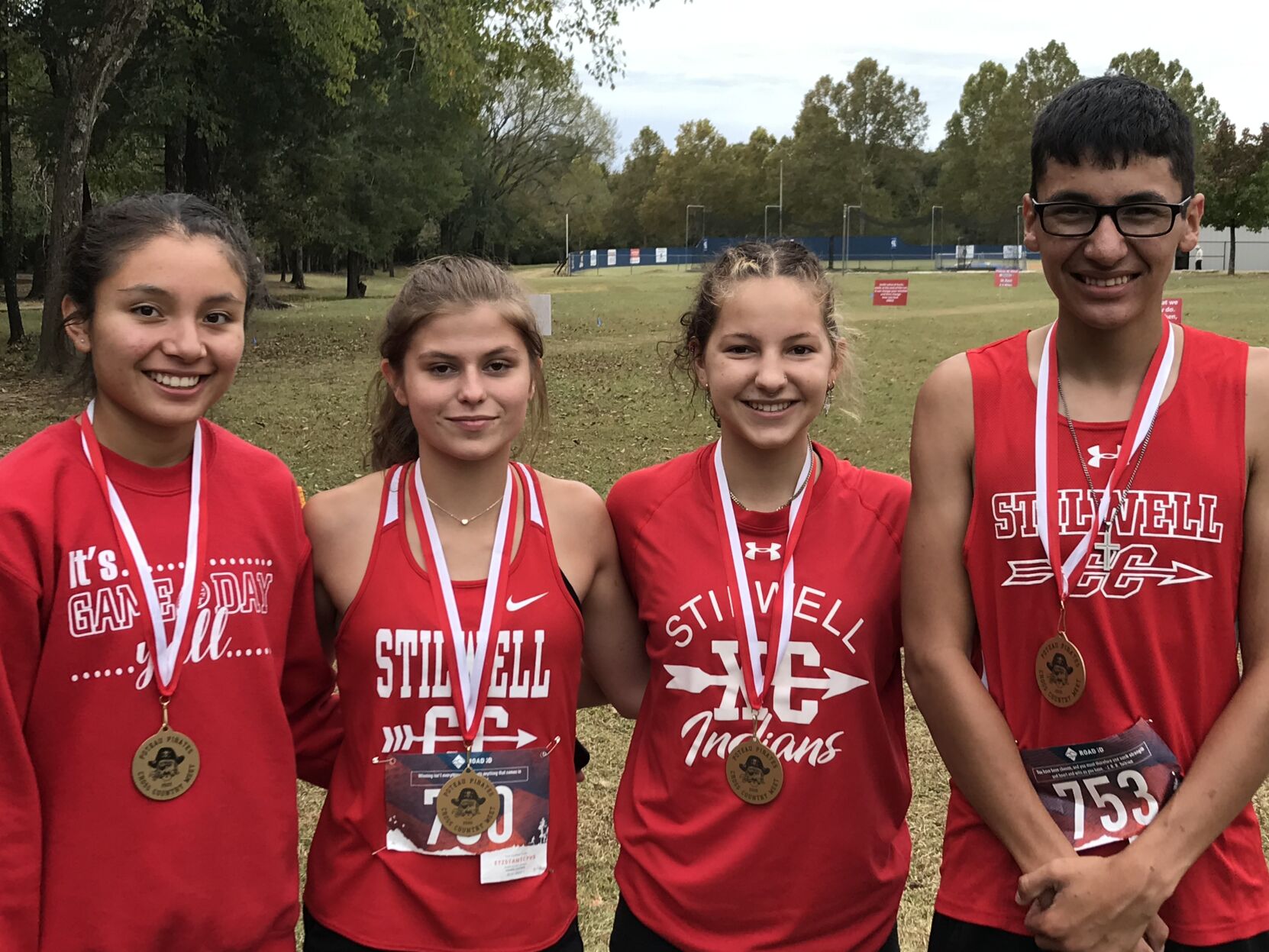 Stilwell Lady Indians place 2nd at Cross Country meet; boys led by Keen
